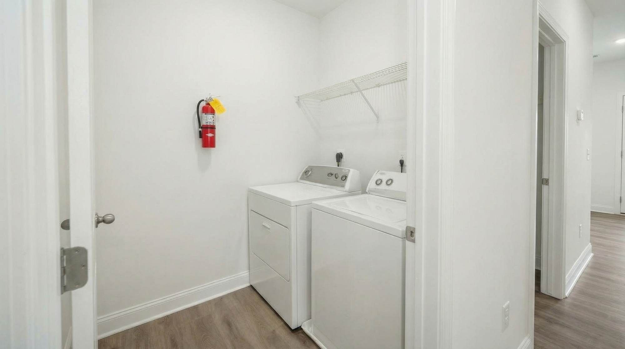 Washer and dryer at Jacobs Woods