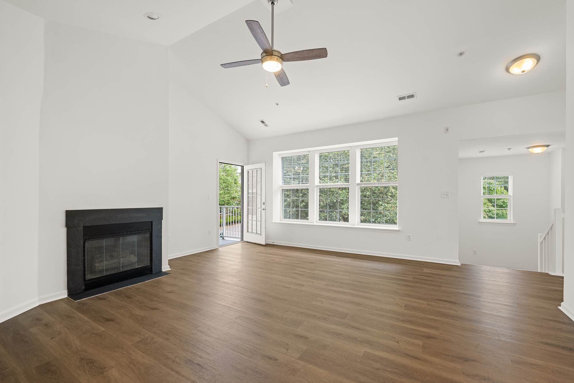 Open living room at Jacobs Woods 